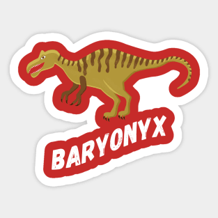 Fun Baryonyx Dinosaur Design! Sticker